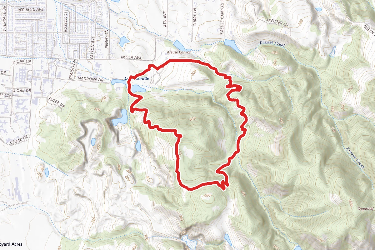 Skyline Trail and Manzanita Trail Loop
