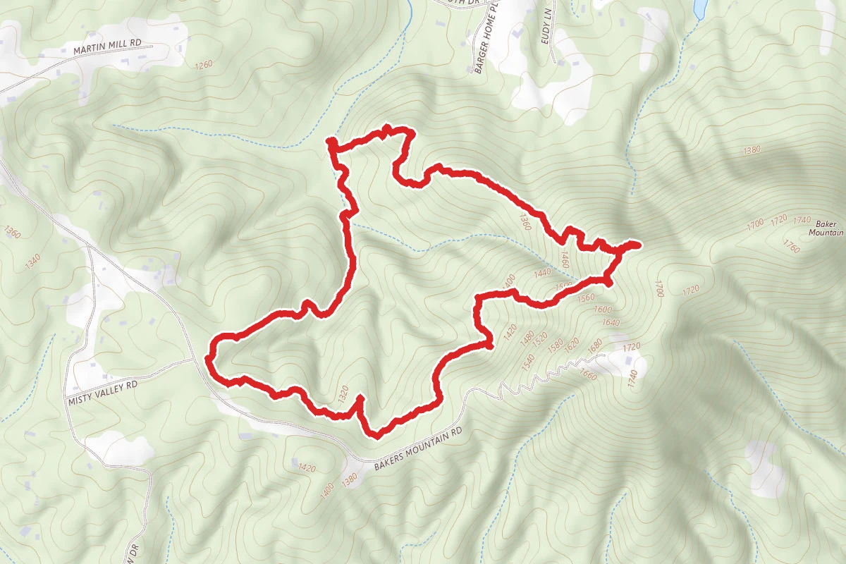 Bakers Mountain Trail