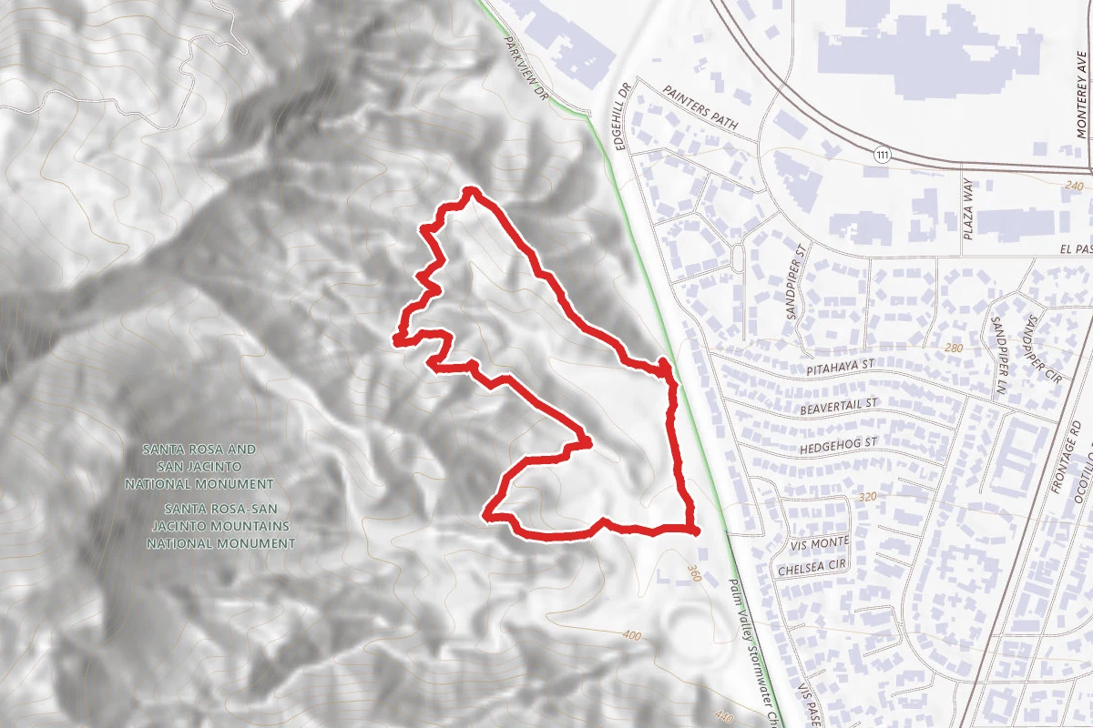 Gabby Hayes Trail to Herb Jeffries Trail Loop