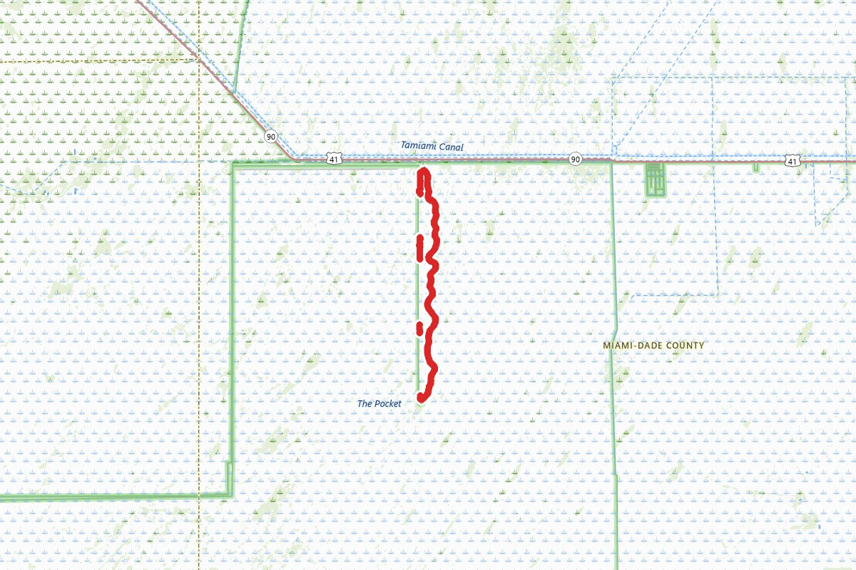 NWST RTE 224 Shark Valley Loop Road