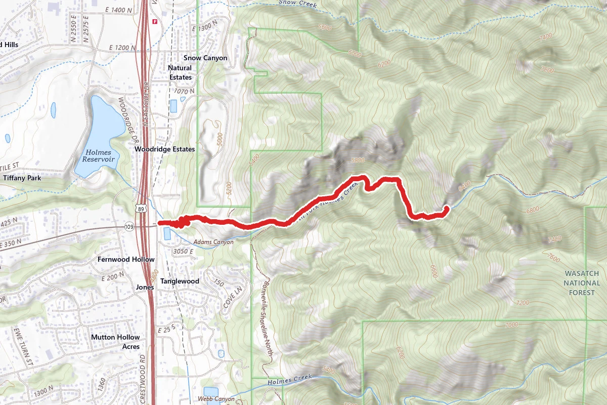 Adams Canyon Trail
