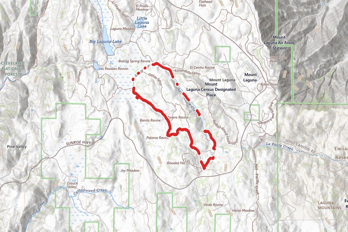 Agua Dulce Loop Trail