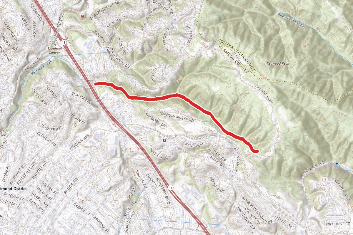 Palos Colorados Trail