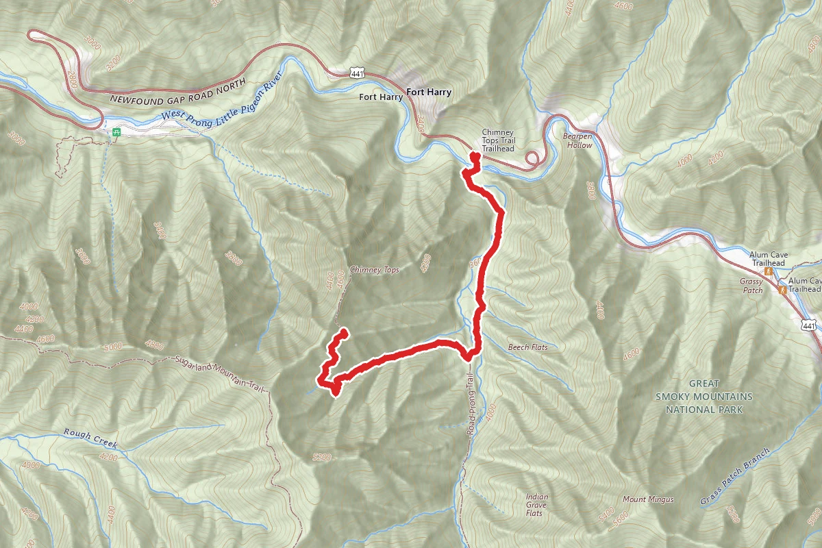 Chimney Tops Trail