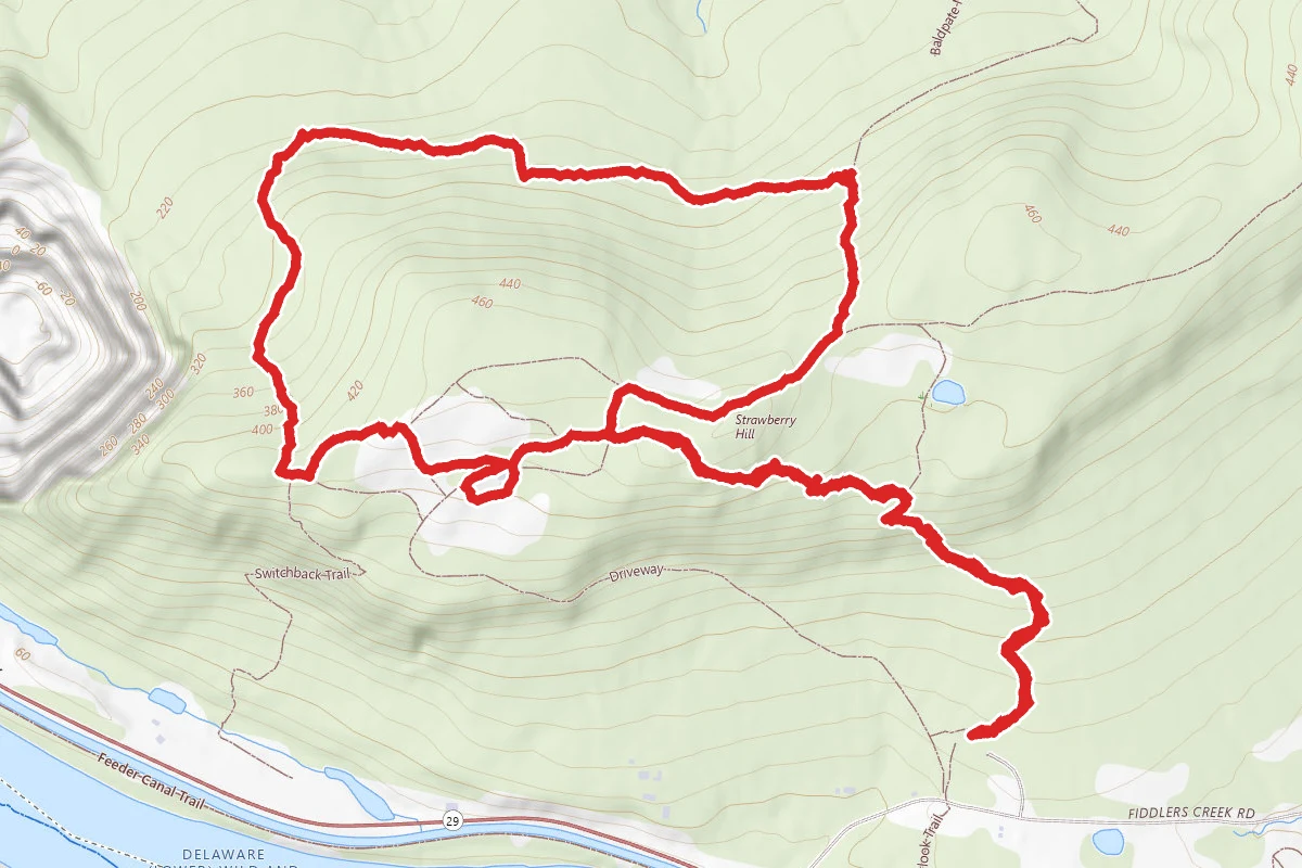 NW Loop Trail via Strawberry Hill Summit