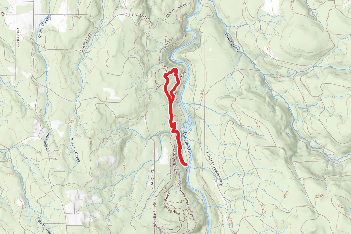 Huckleberry, Mark's and Looney's Gate Loop