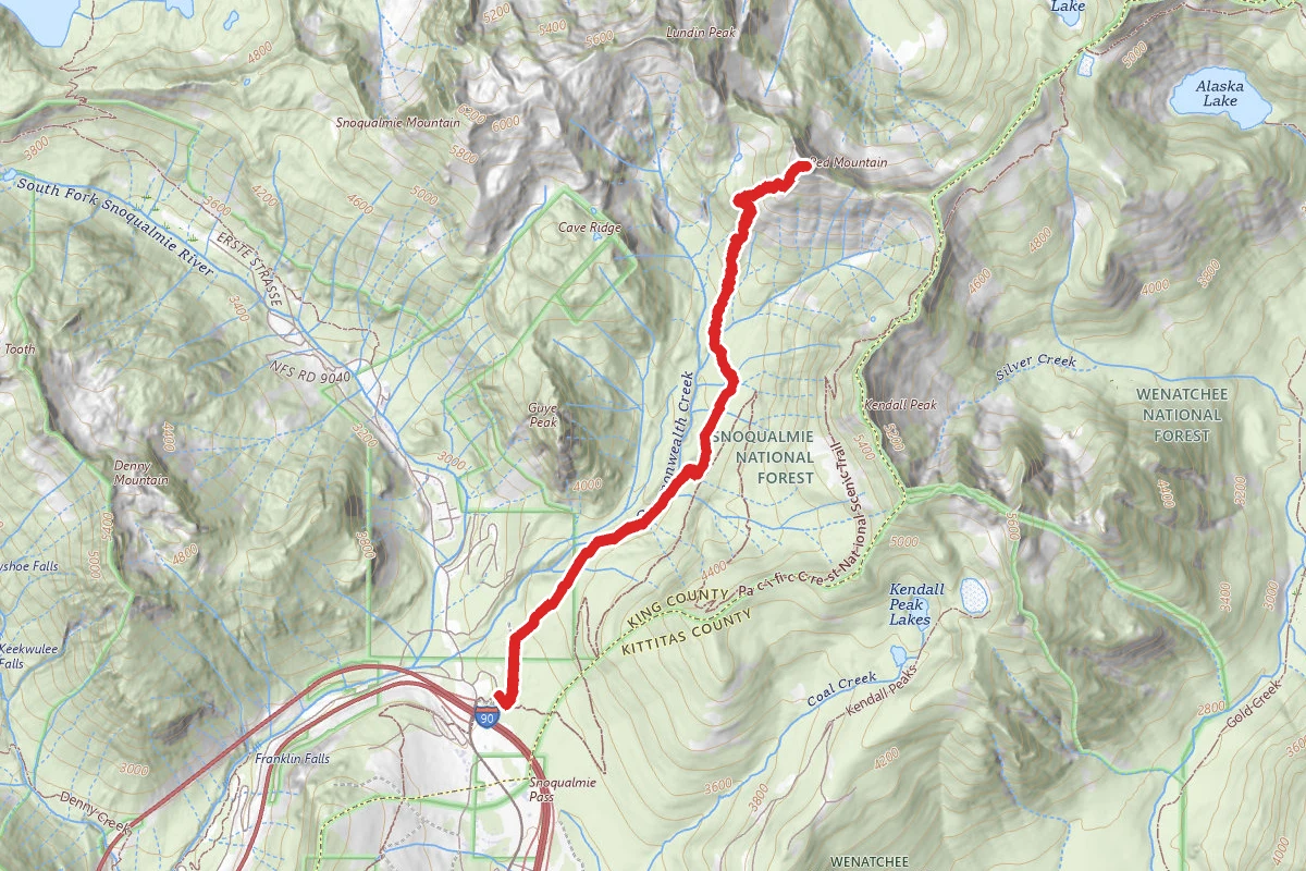 Red Mountain via Old Commonwealth Trail