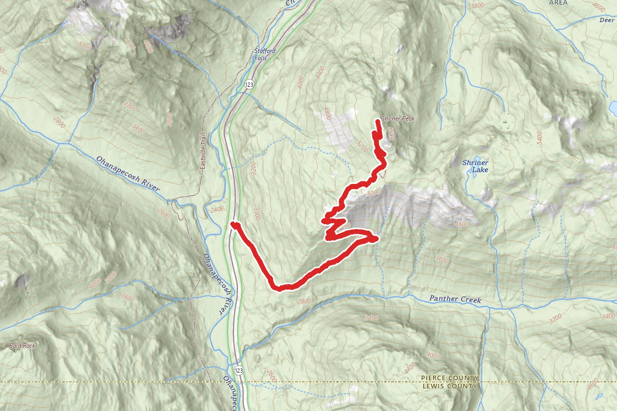 Shriner Peak Lookout Trail