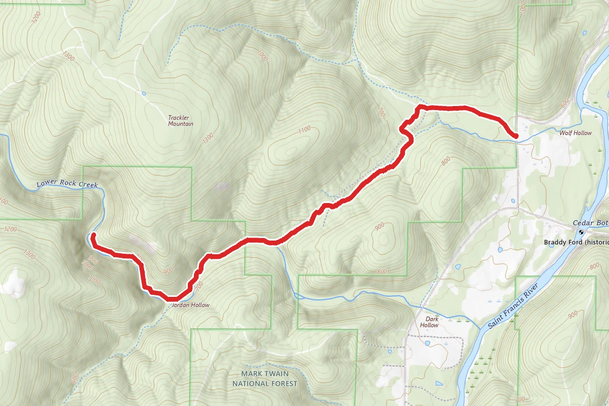 Lower Rock Creek Trail