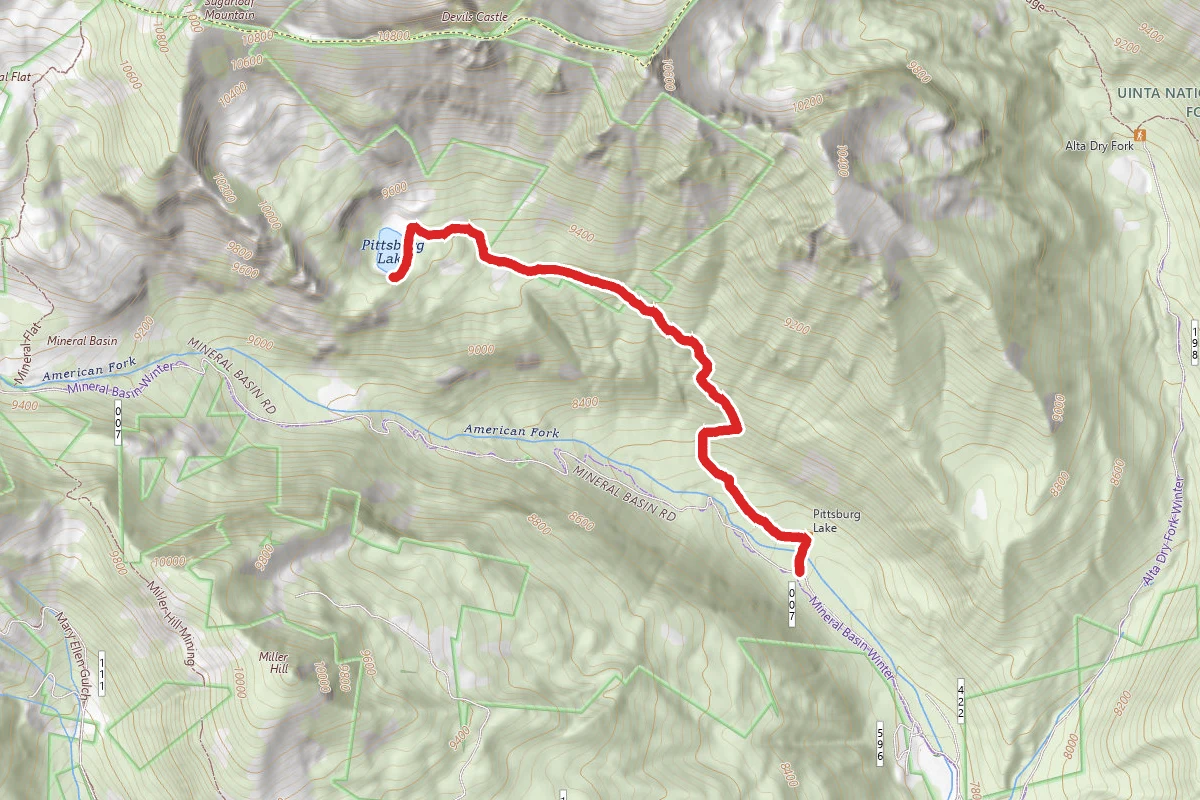 Pittsburg Lake Trail