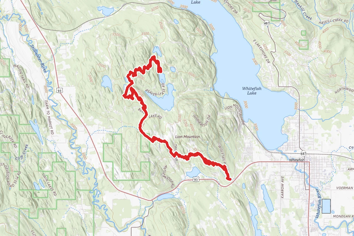 Beaver Lakes via Lion Mountain Trail