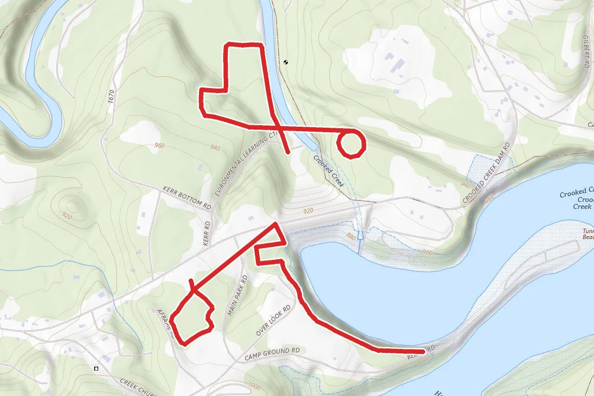 Crooked Creek Lake Recreation Area Trails