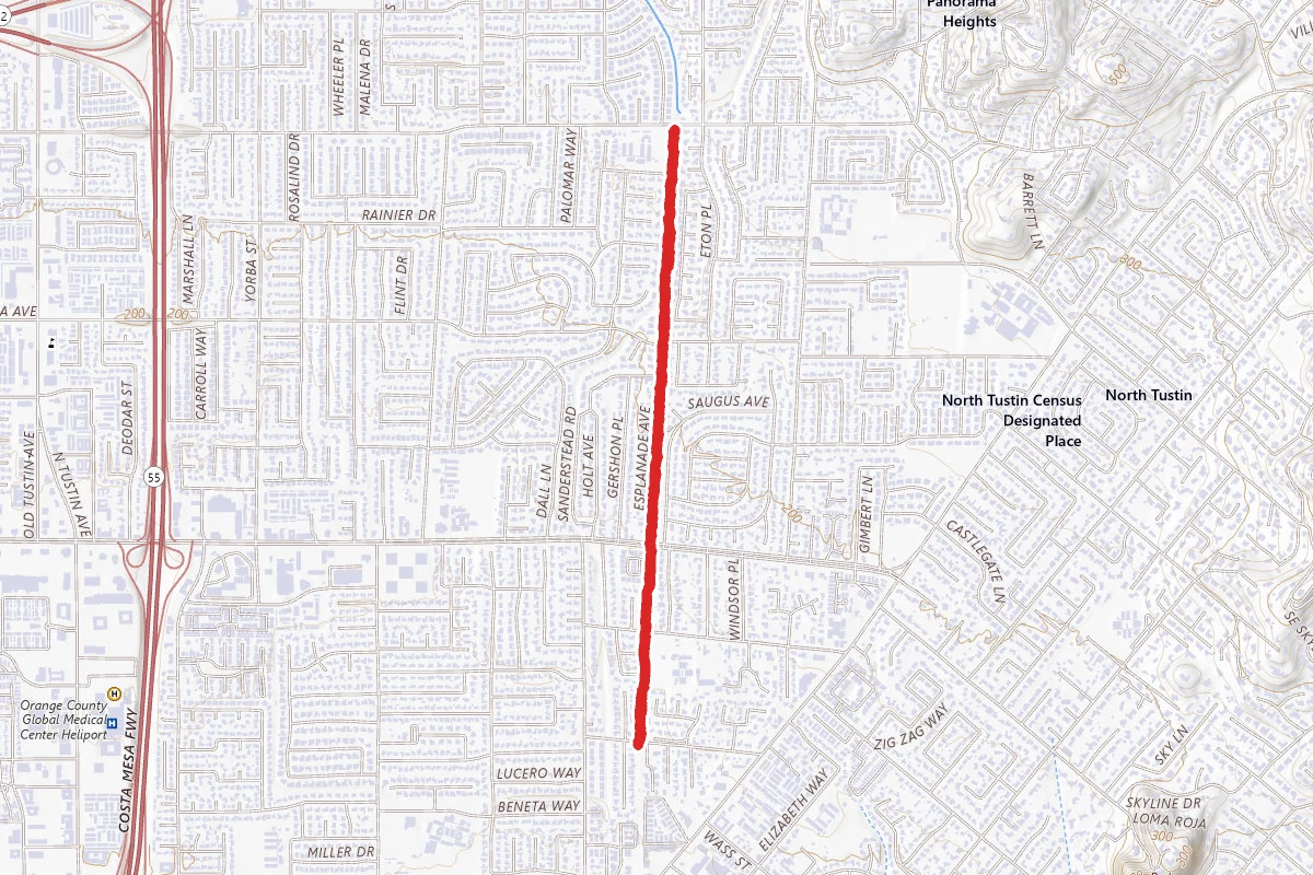 Tustin Branch Trail