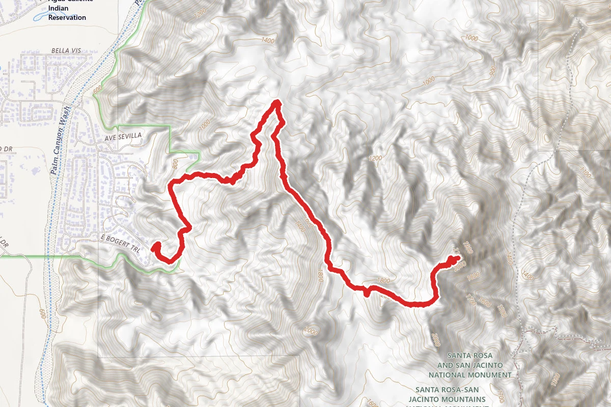 Bogert to Murray Peak