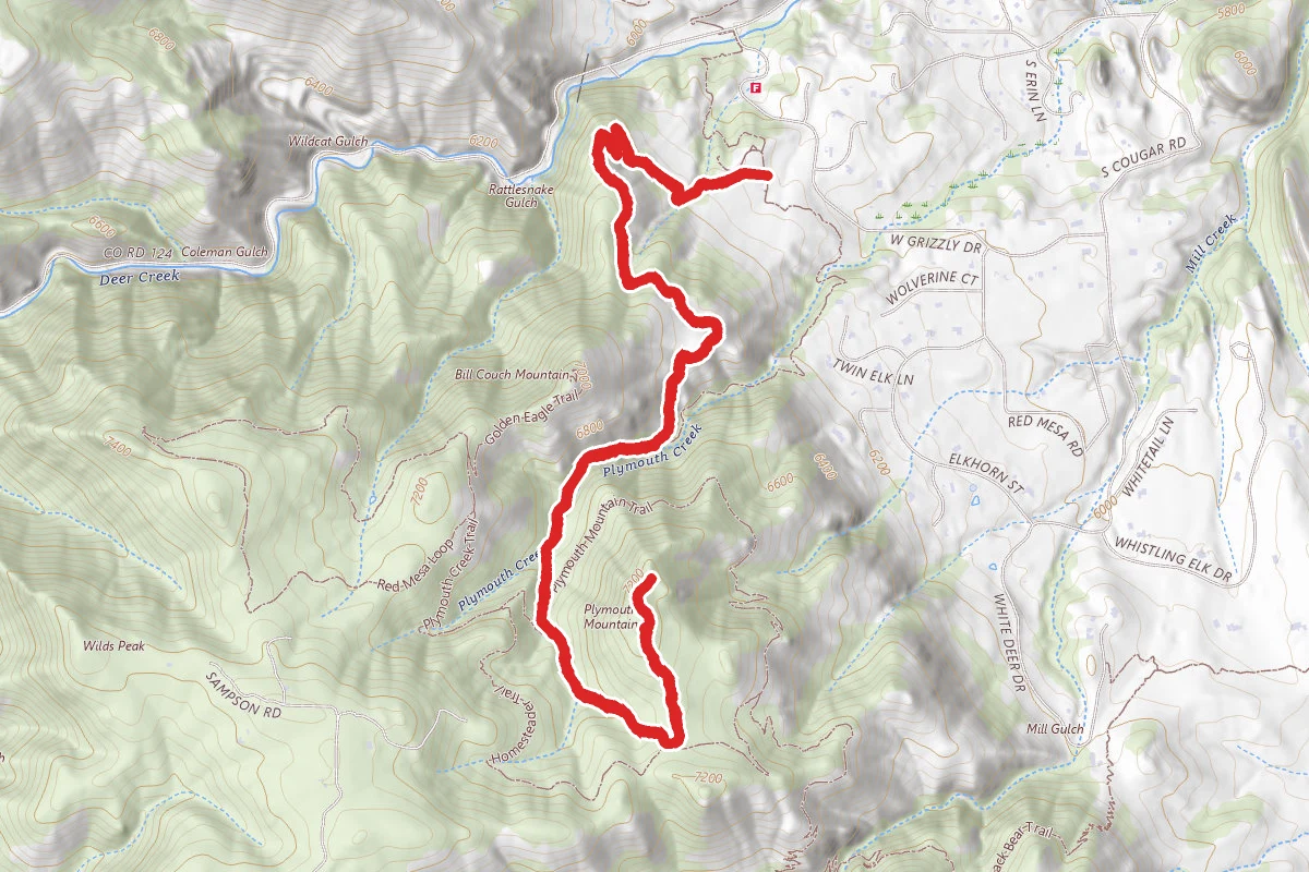 Meadowlark Trail to Plymouth Mountain