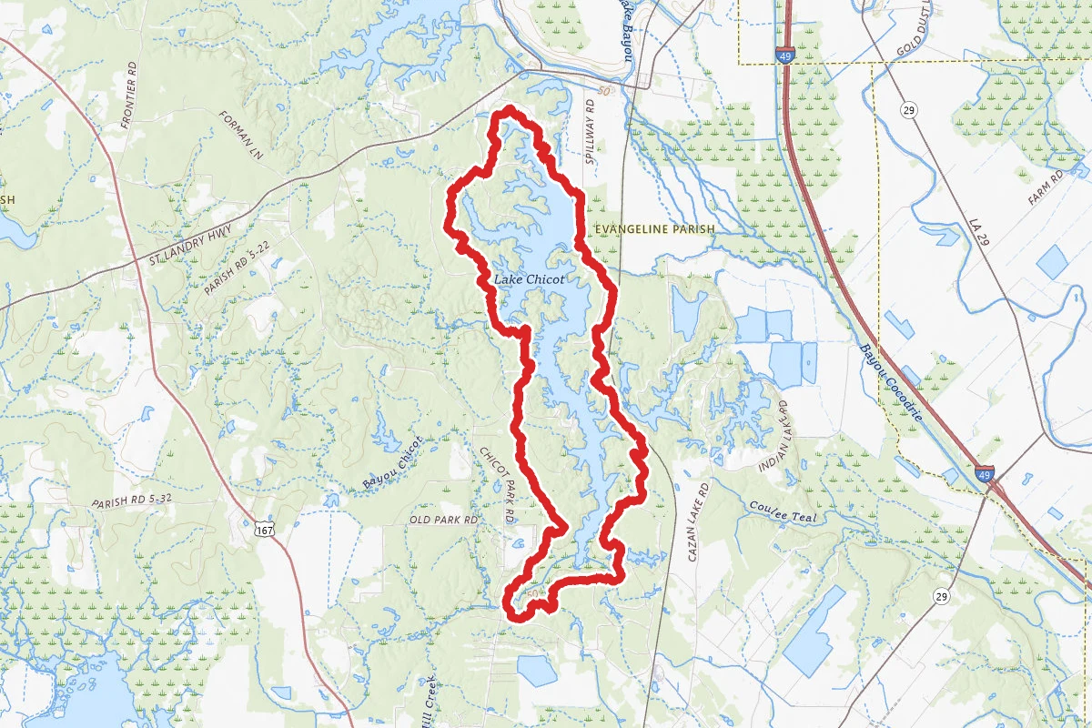 Lake Chicot Loop Trail