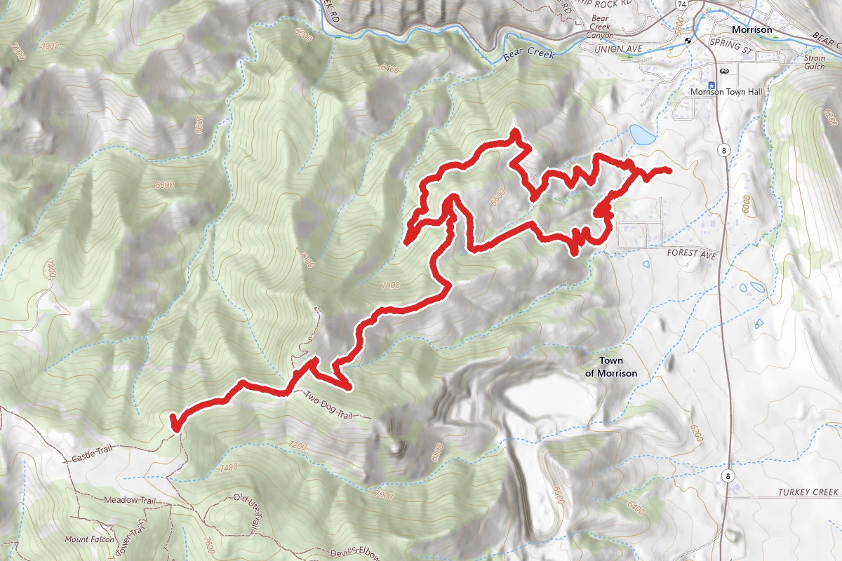 Mount Falcon Castle Trail Loop