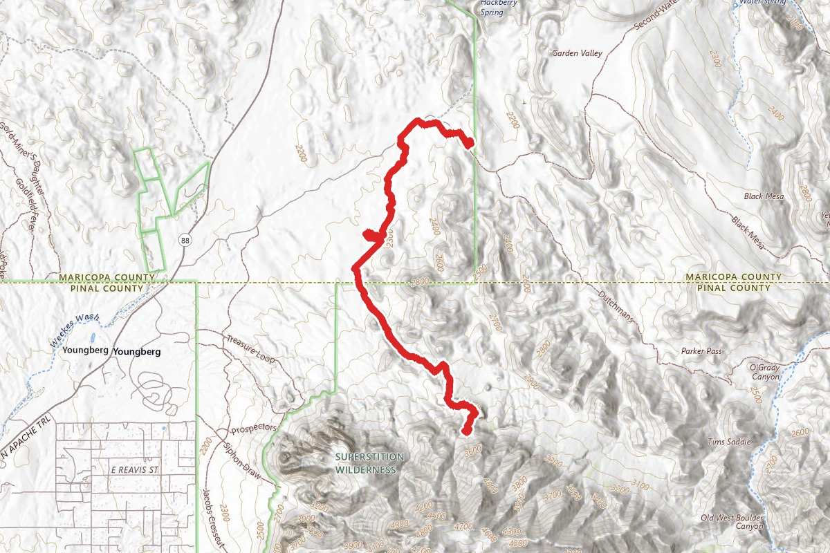 Massacre Falls Trail