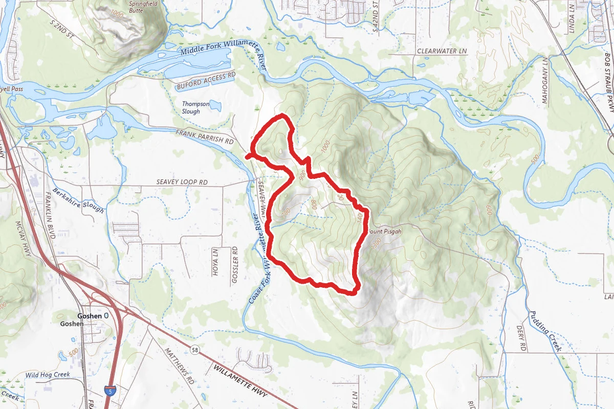 Mount Pisgah via Trail #1, Quarry Road and Seavey Way
