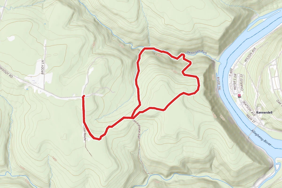 Allegheny Gorge and Overlook Trail