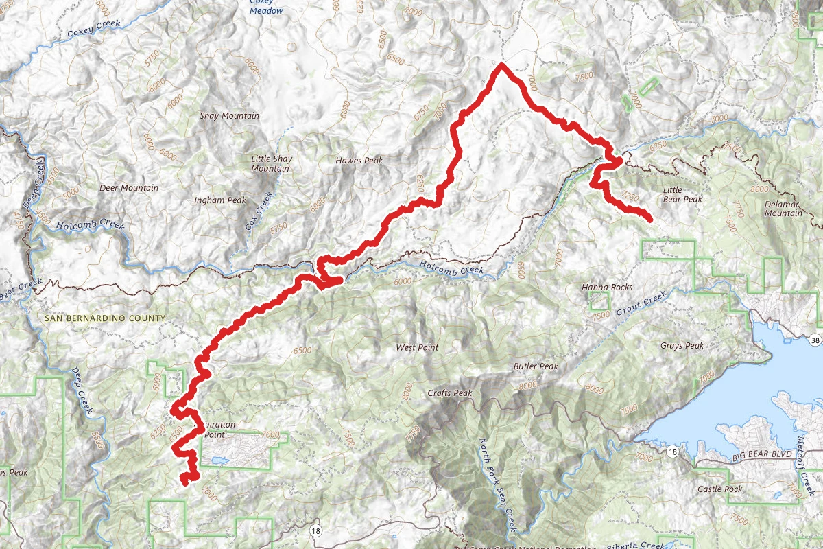 Big Pine Flat Trail