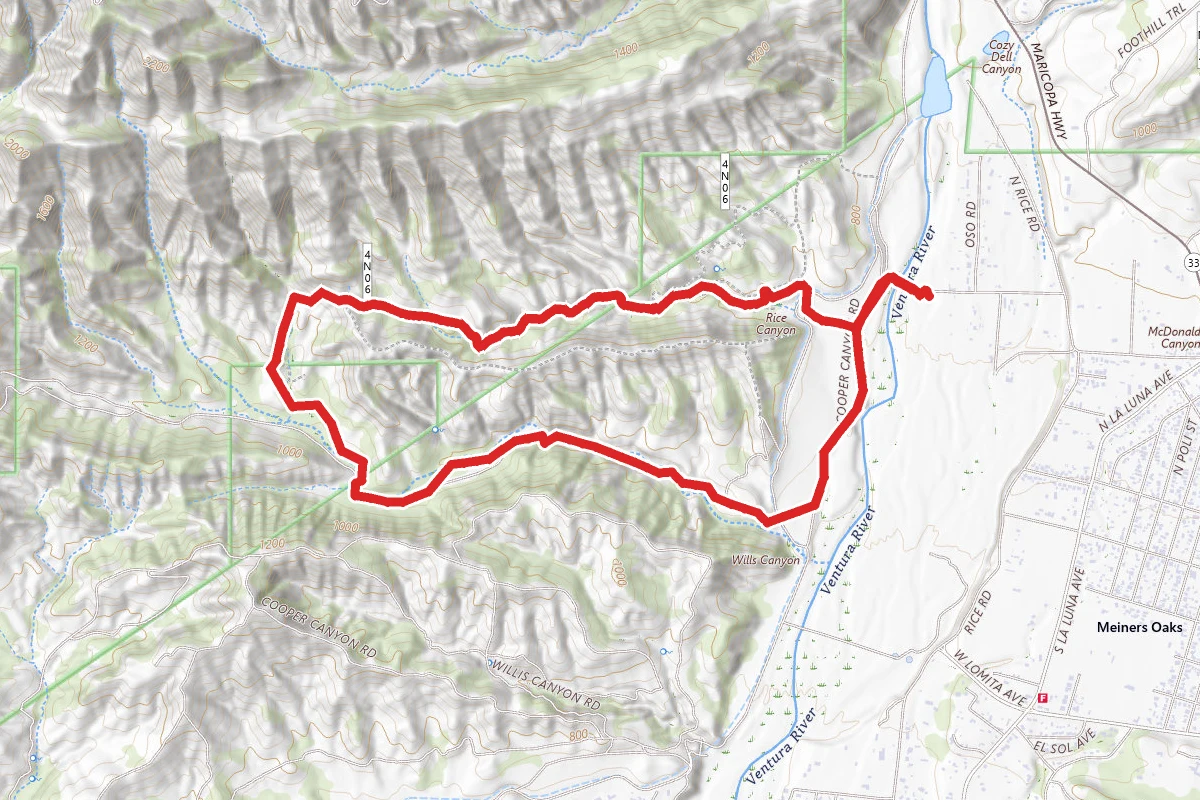 Wills-Rice Loop Trail