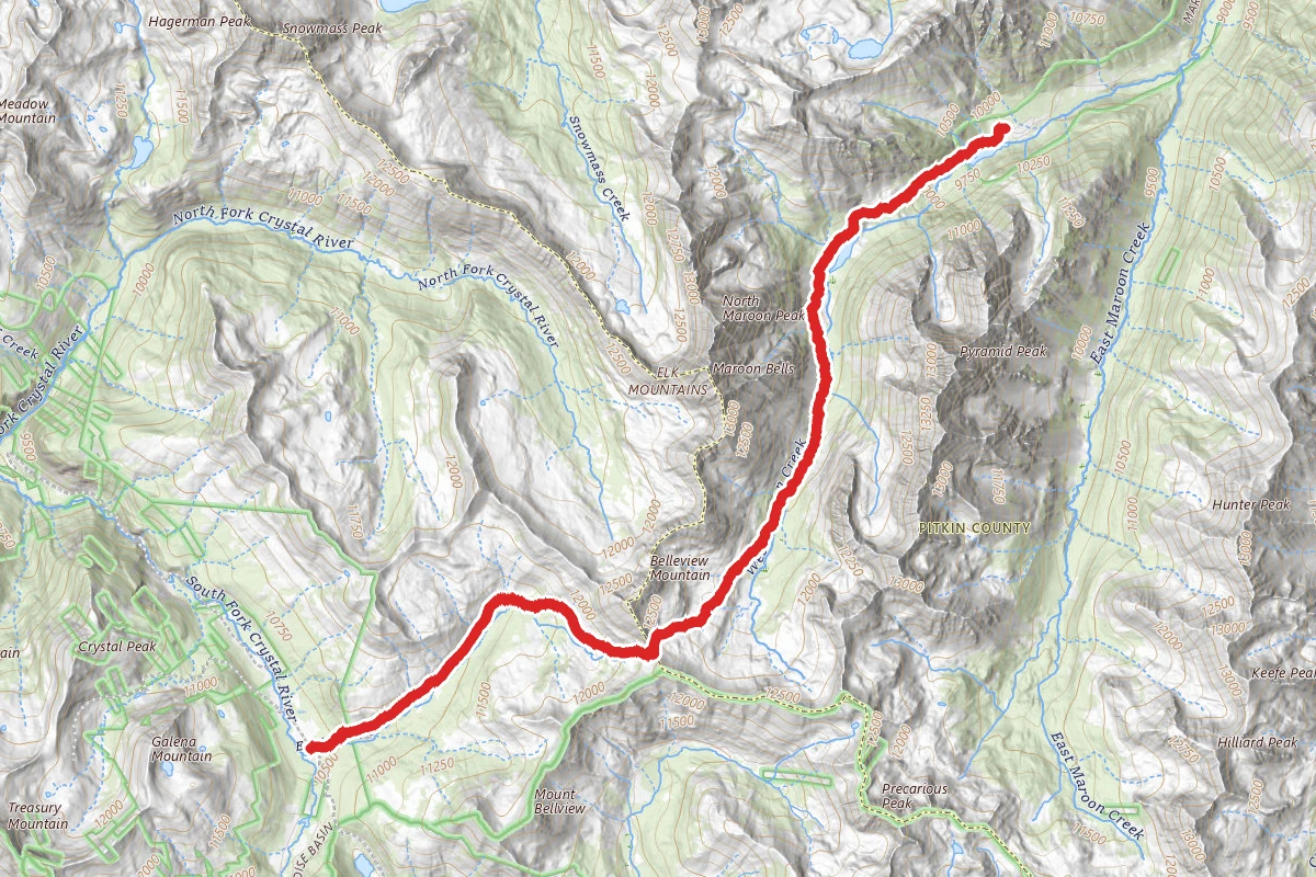 Crested Butte to Aspen via West Maroon Pass