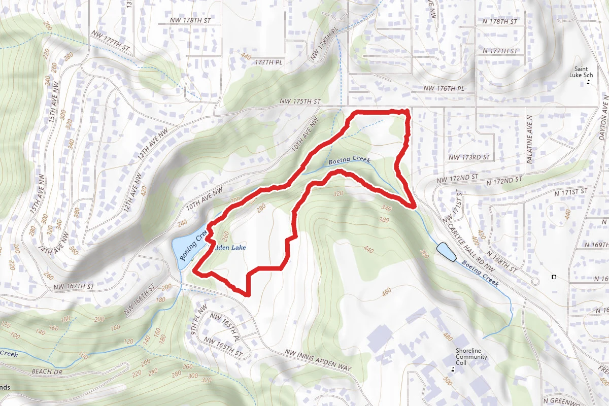 Shoreview and Boeing Creek Loop