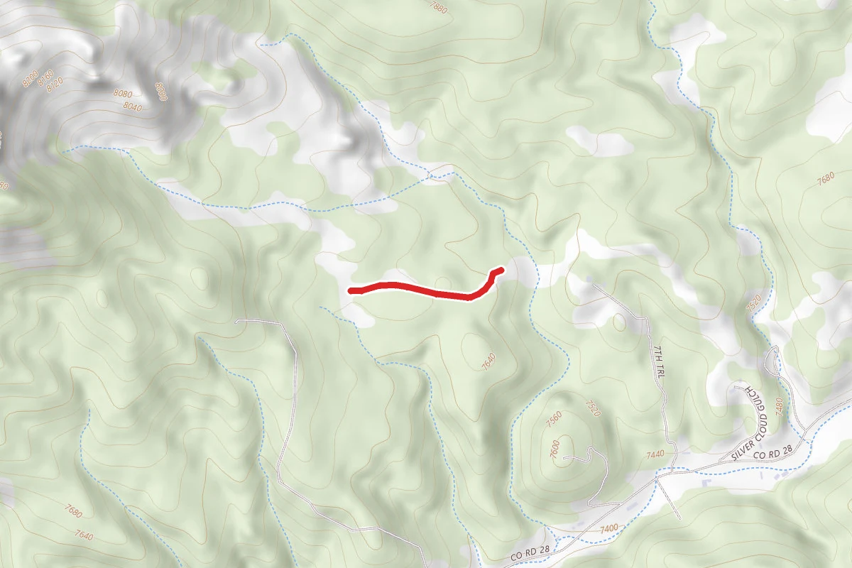 Silver Cloud Gulch Road