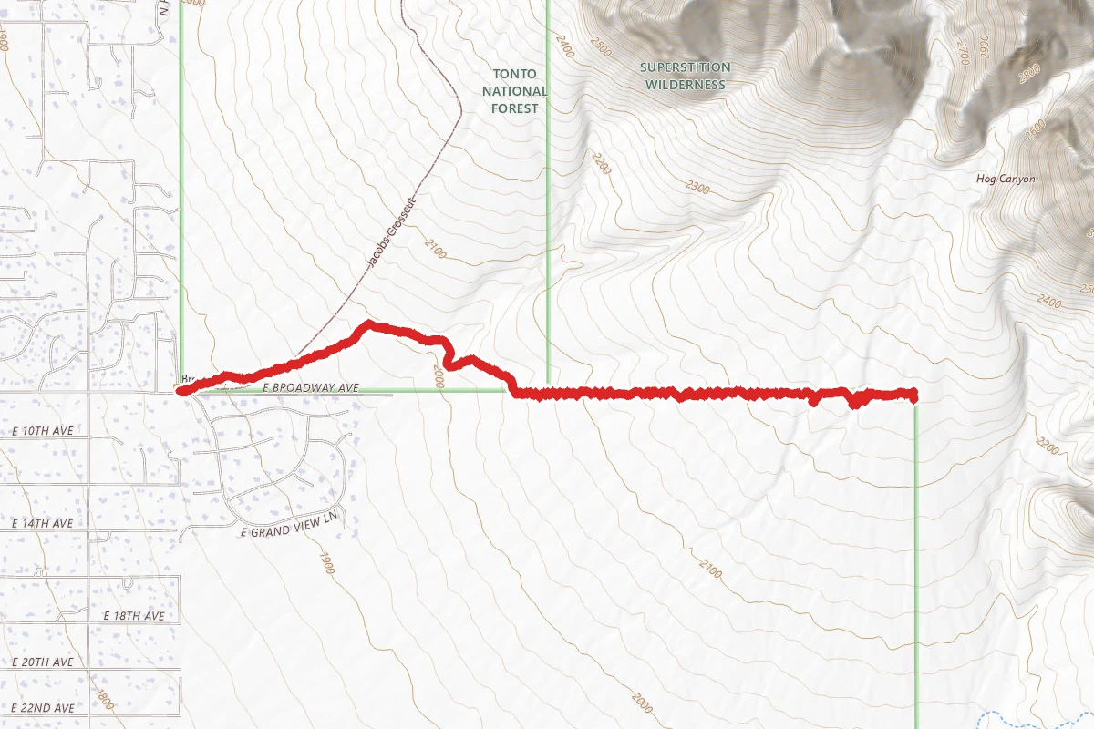 Lost Goldmine Trail (West Section)