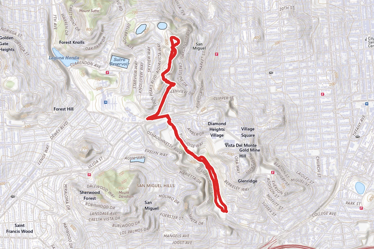 Glen Canyon to Twin Peaks