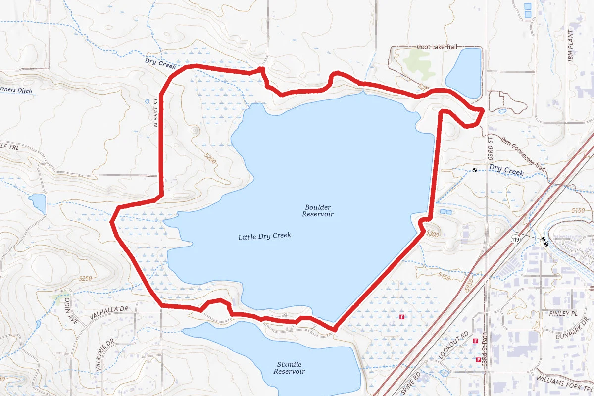 Boulder Reservoir Loop Trail