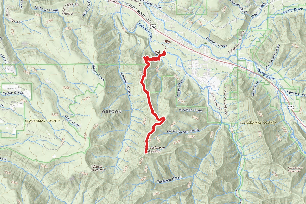 Huckleberry Mountain via Boulder Ridge Trail