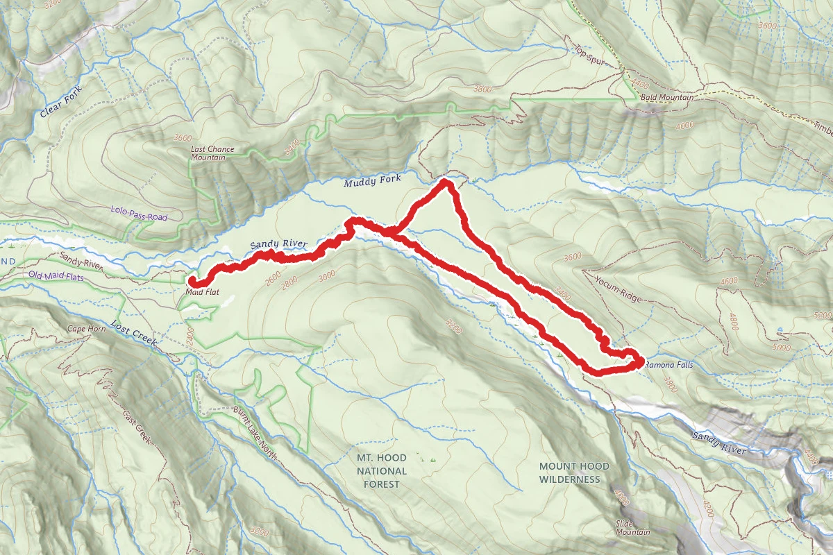 Ramona Falls Trail