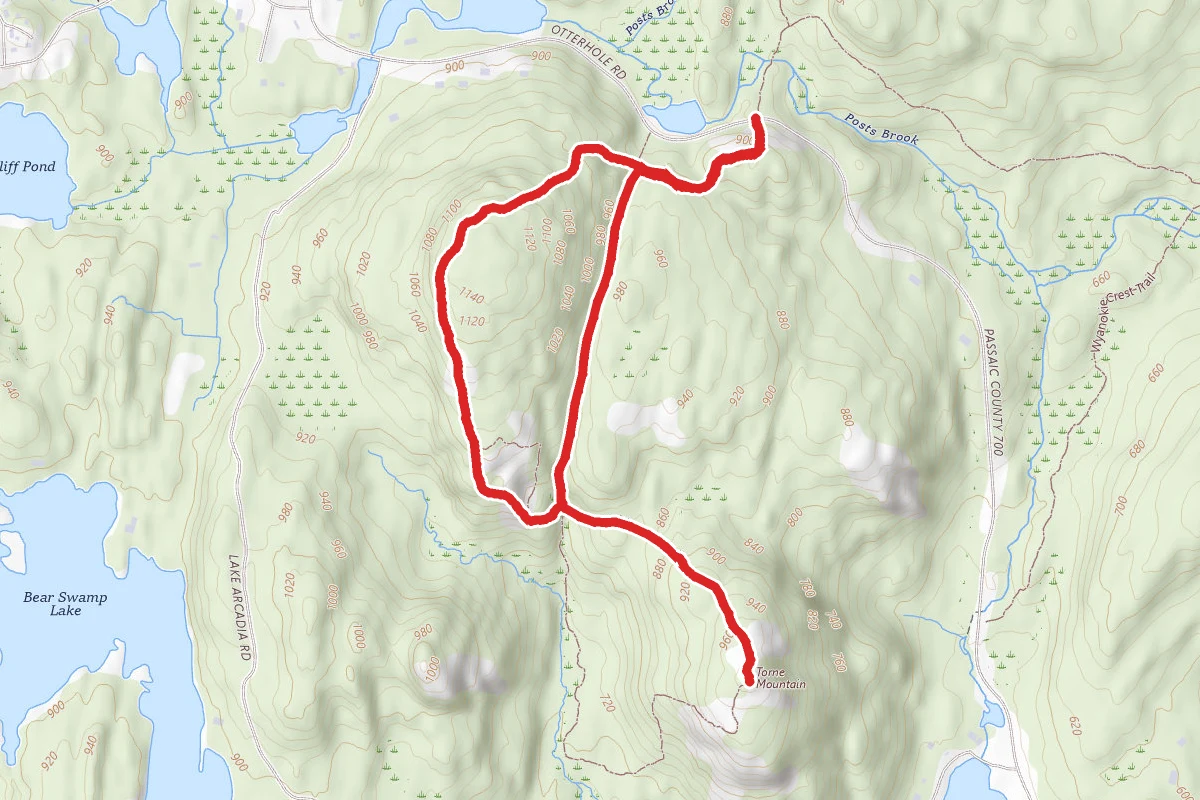 Tourne Trail to Oslo Rock