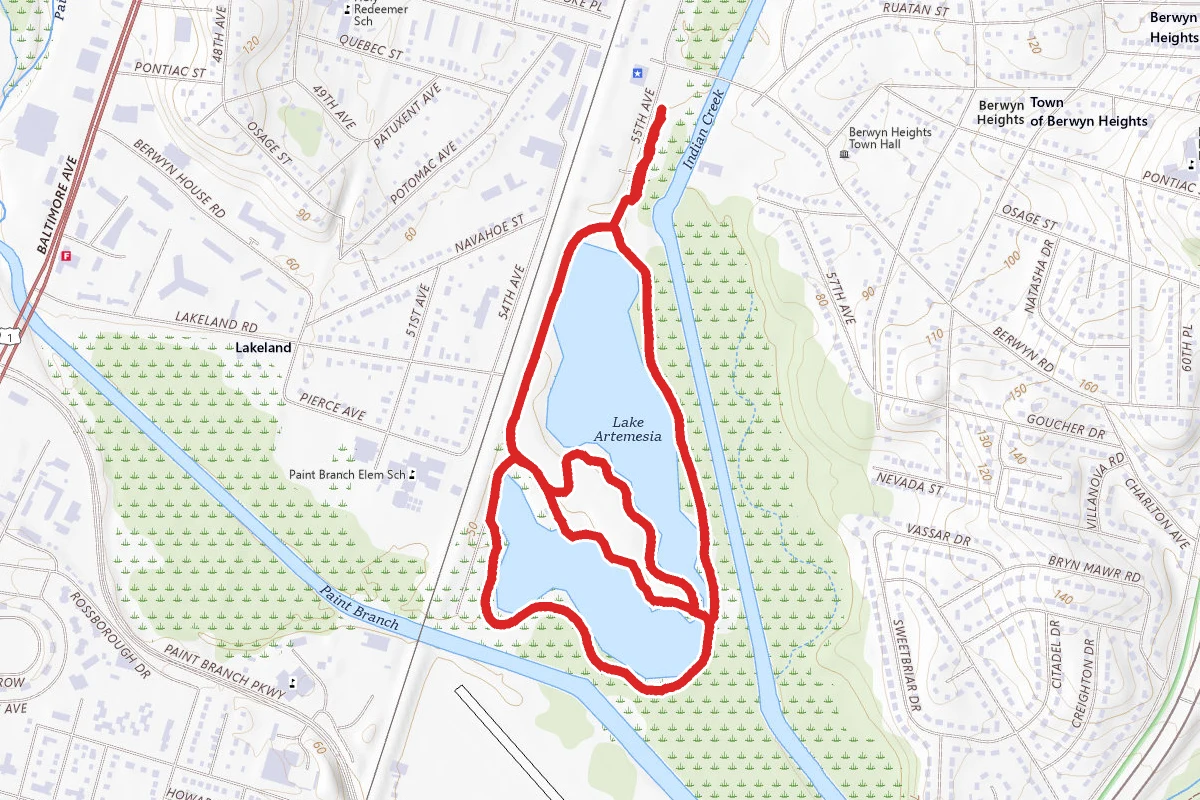 Lake Artemesia Natural Area Trail