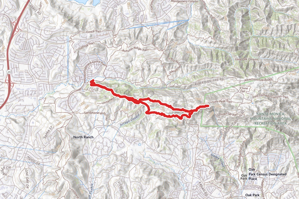Secret Passage to Simi Peak (Rabbit Ridge Trail)