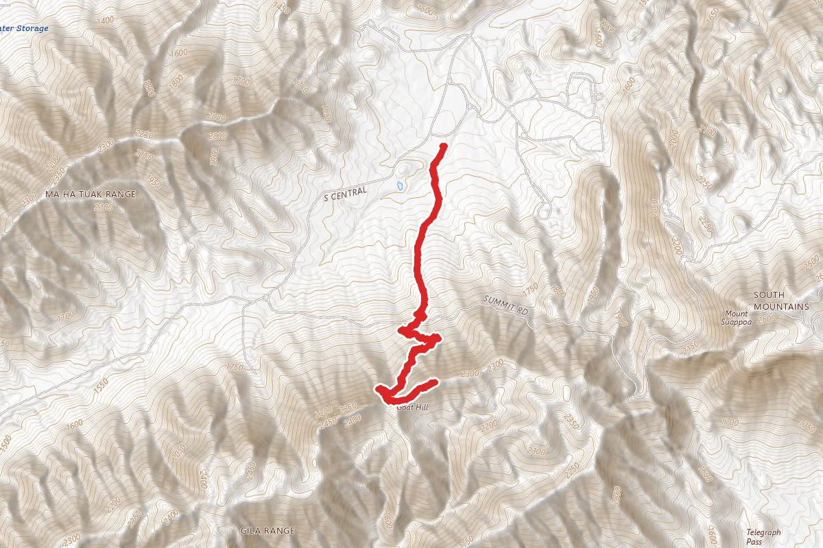 Ranger Trail from South Central