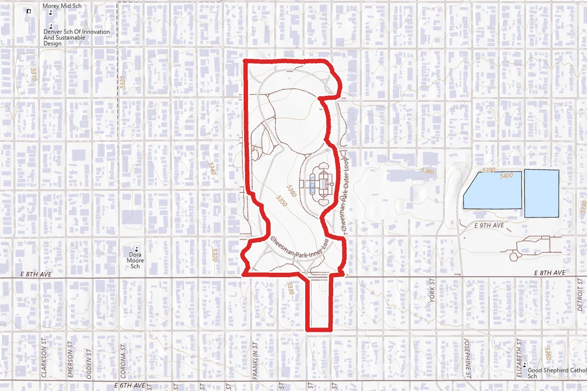 Cheesman Park Outer Loop