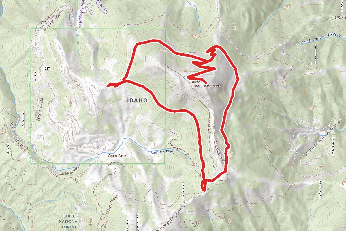 Shafer Butte Loop via Brewer's Byway and Lodge Cat Track
