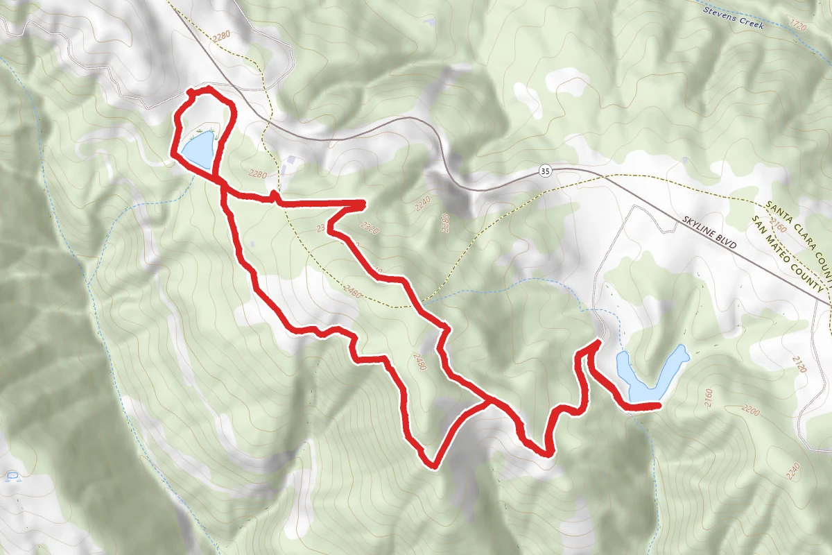 Alpine Pond to Horseshoe Lake