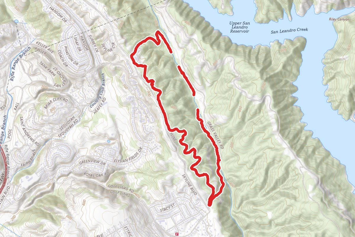 Goldenrod Loop, Horseshoe, and Brandon Loop