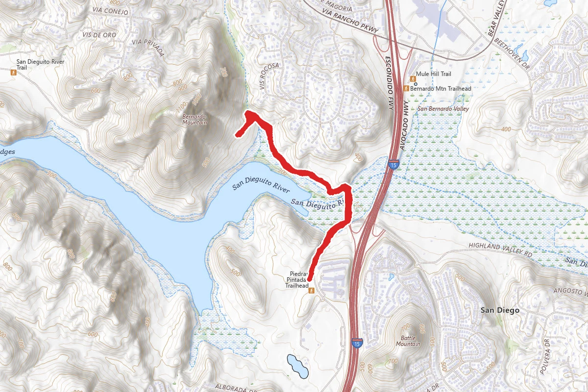 San Dieguito River via Mission Road