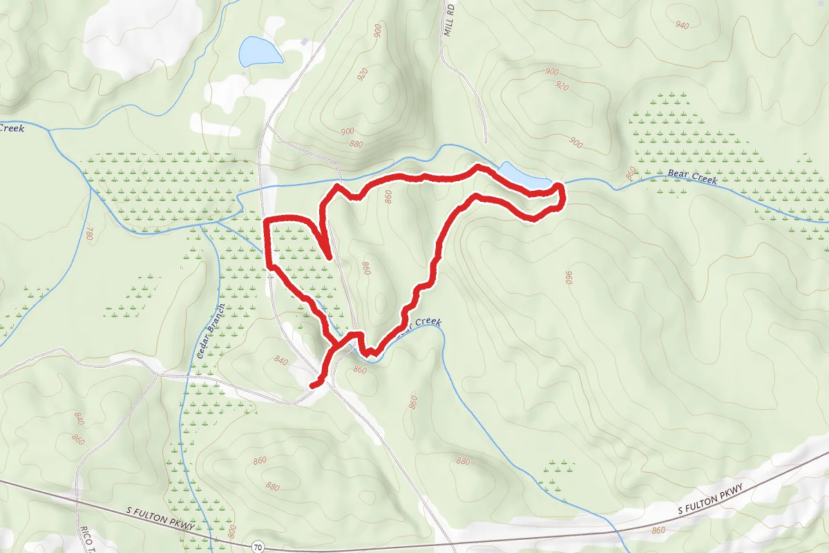 Cochran Mill Loop 1 and 2 (Orange)