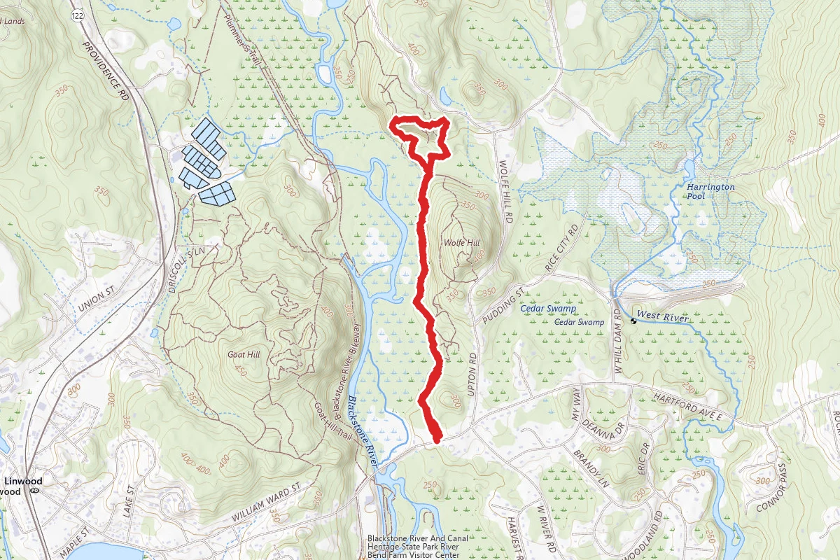 Rice Pond to Lookout Rock