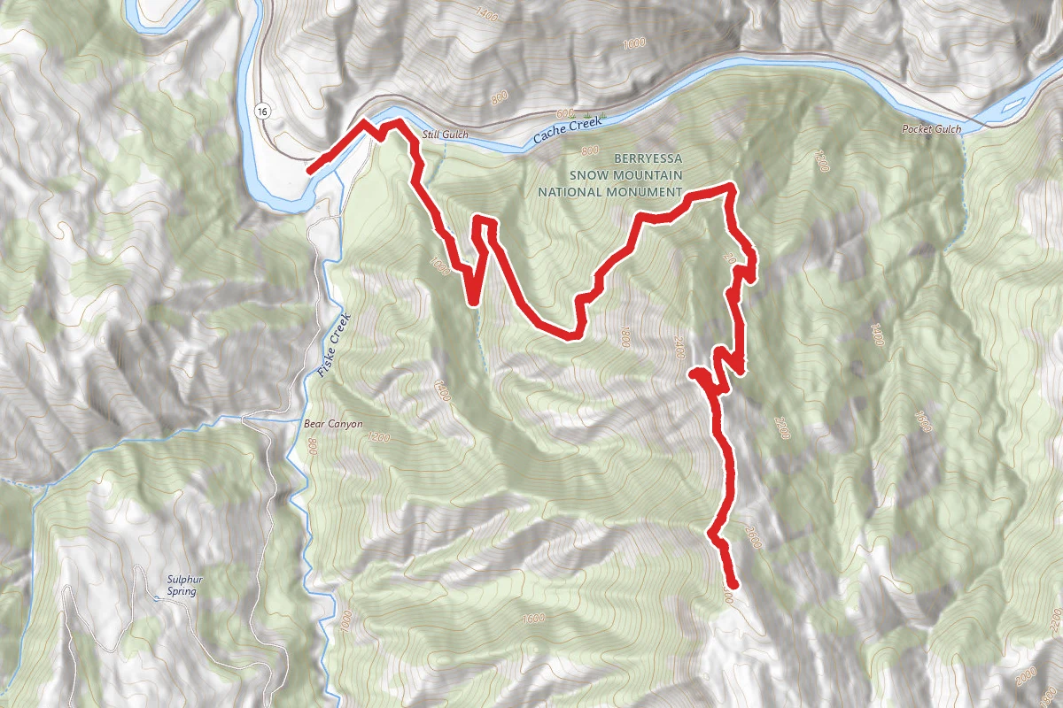 Fiske Peak via Blue Ridge Trail