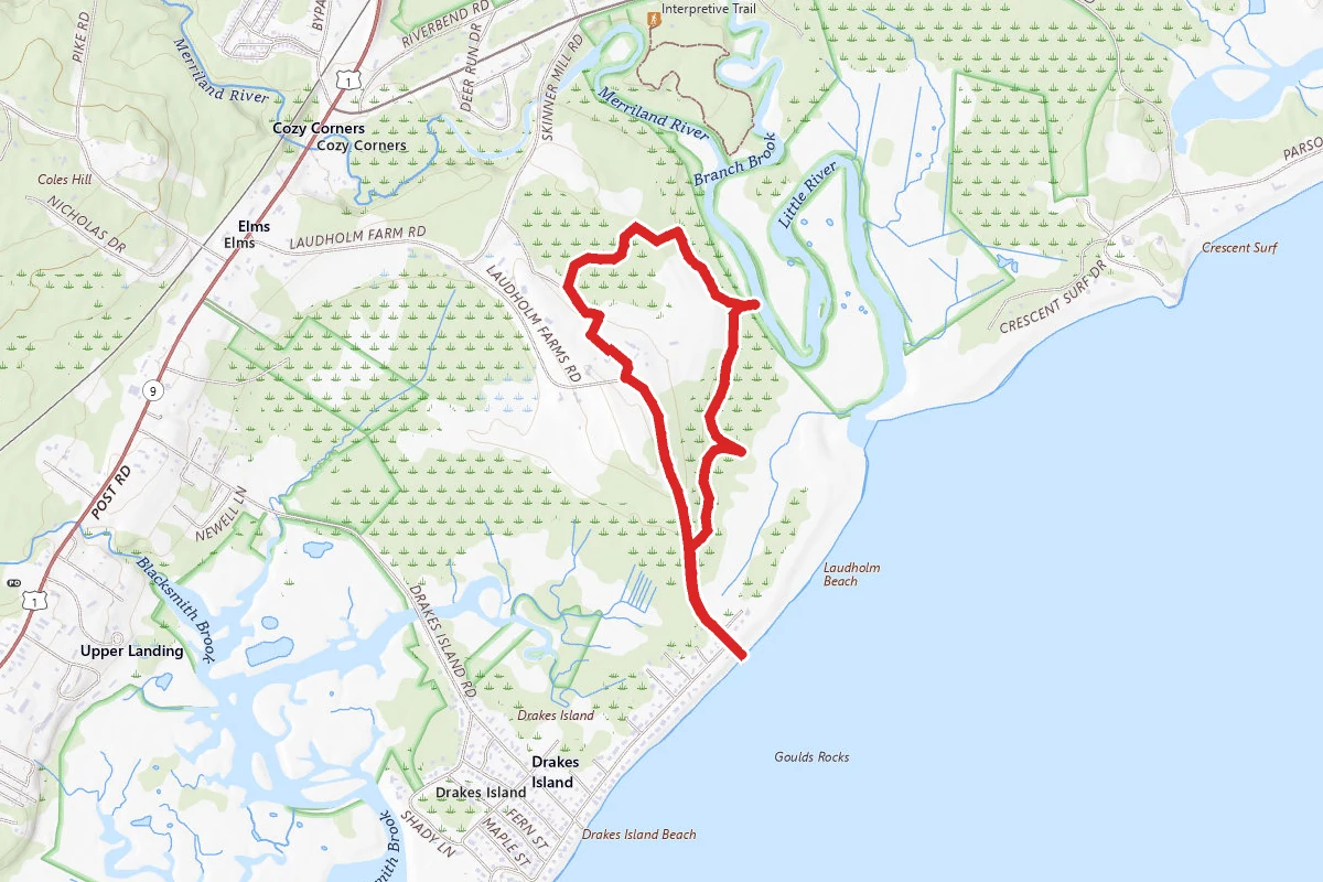 Barrier Beach Trail and Laird-Norton Trail Loop