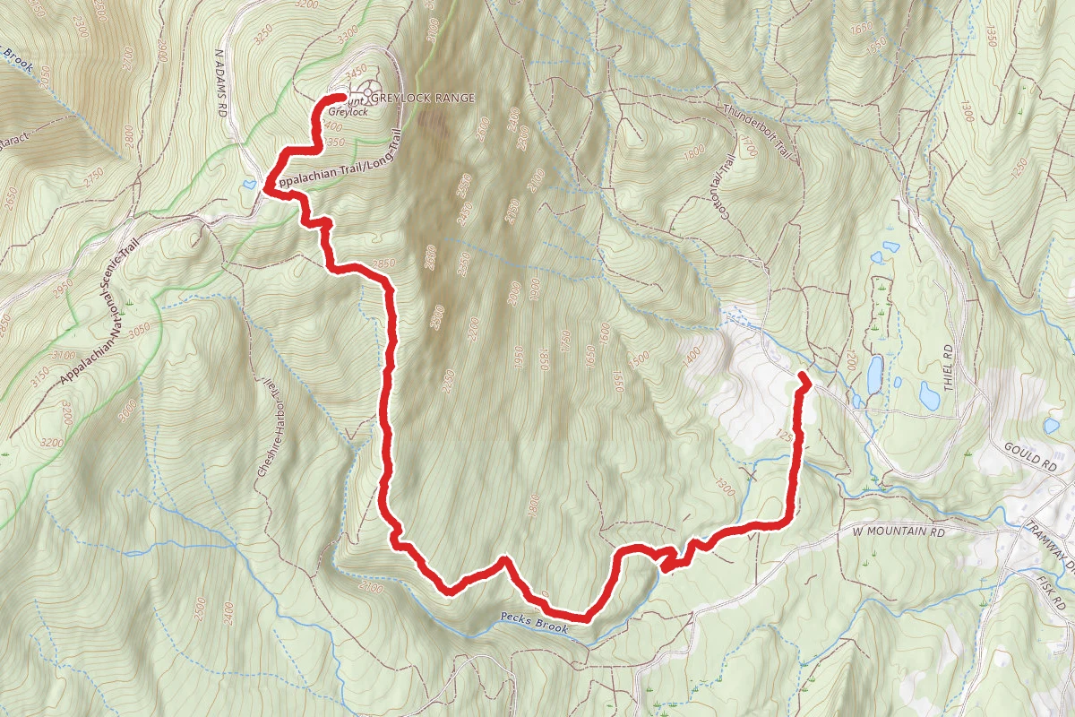 Gould Trail to Mount Greylock