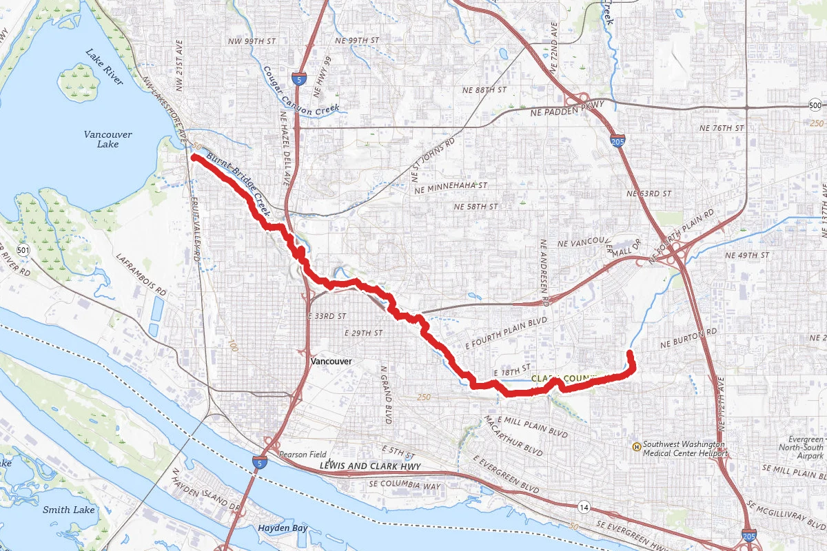 Burnt Bridge Creek Trail