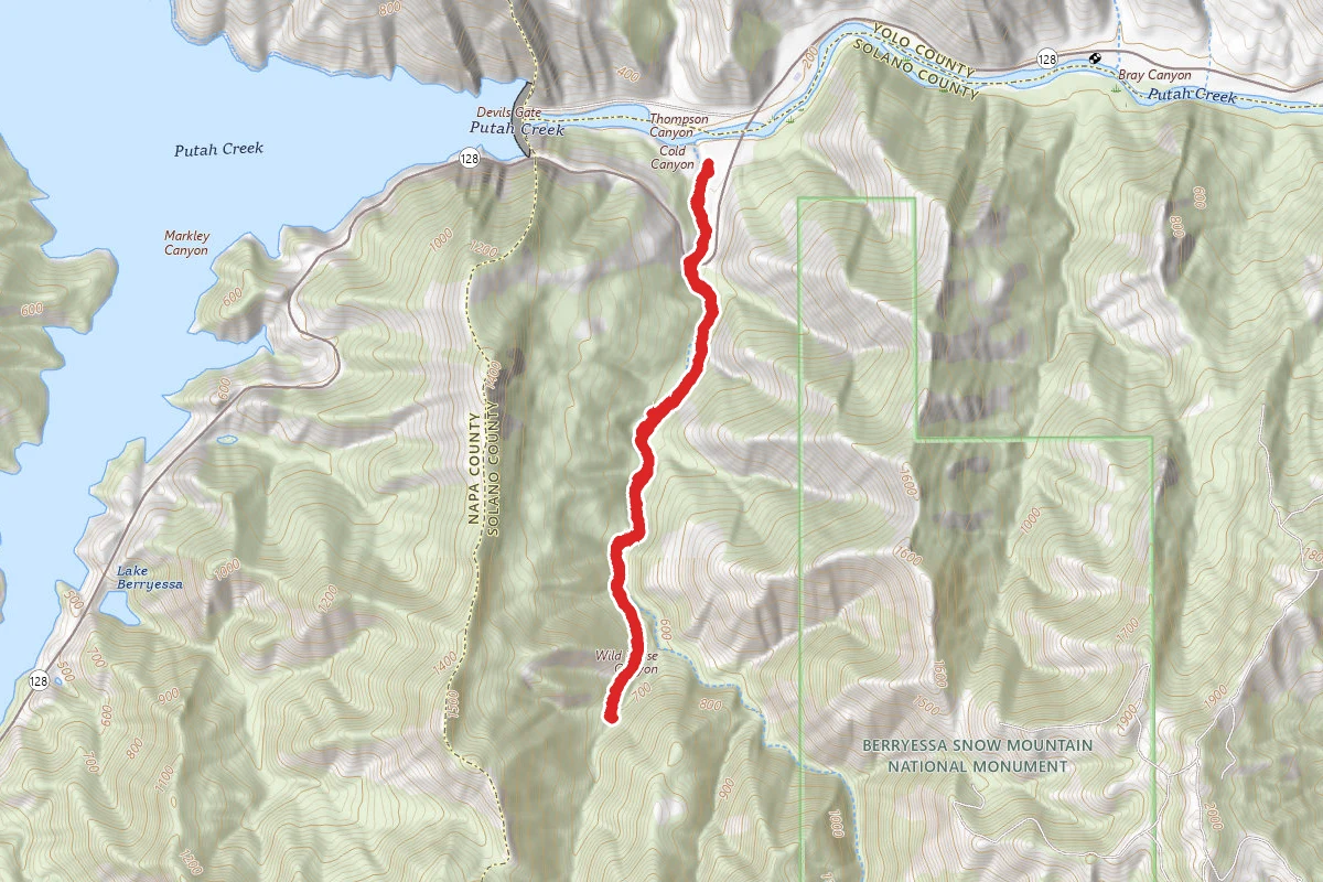 Homestead Trail to Cold Storage Ruins